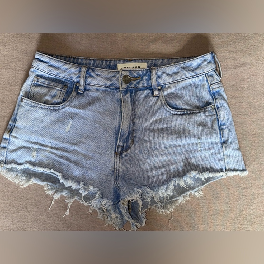 PACSUN High Rise Jean Shorts